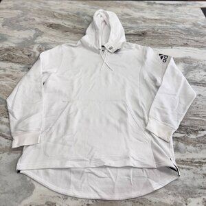 NWT Adidas POSTGAME Pull-Over Hoodie  White/Black Men's XXL